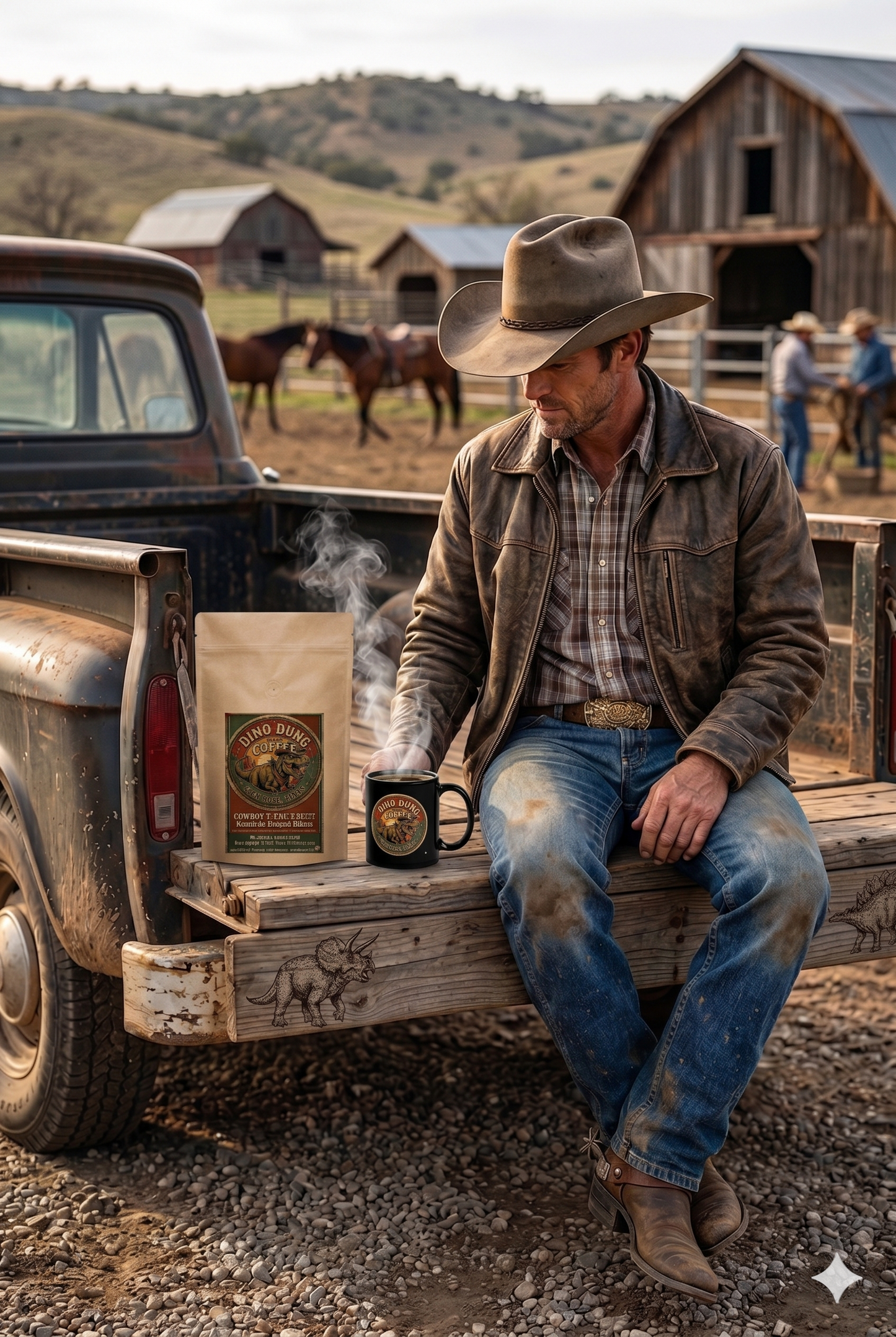 Glen Rose 'Cowboy Blend' Medium & Dark Roast Coffee