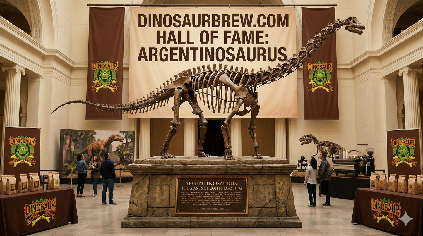Bali Blue Coffee from the Argentinosaurus