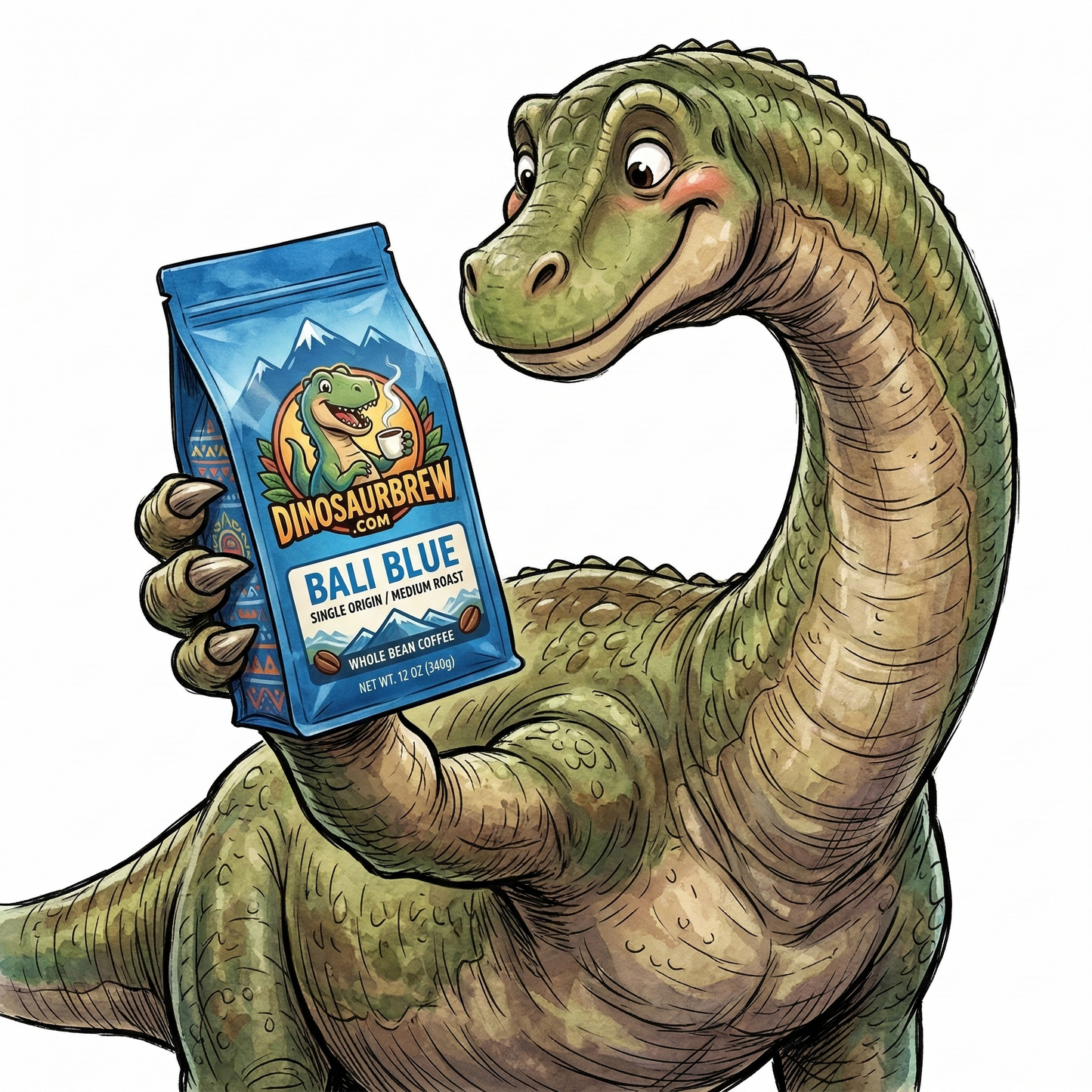 Bali Blue Coffee from the Argentinosaurus