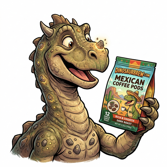 Mexican Coffee - 12 Pods - from the Asteroid Dinosaur 'Pluto'