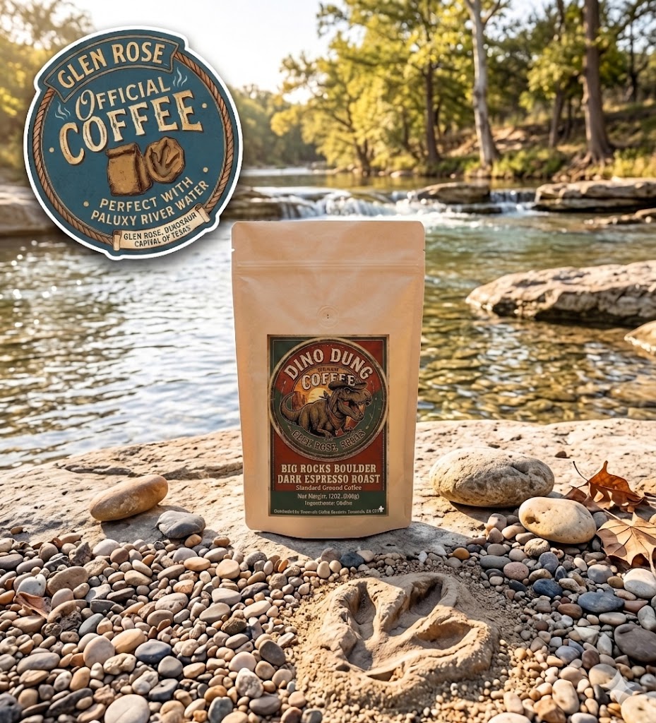 Glen Rose 'Big Rocks Boulder Blend' Dark Espresso Coffee