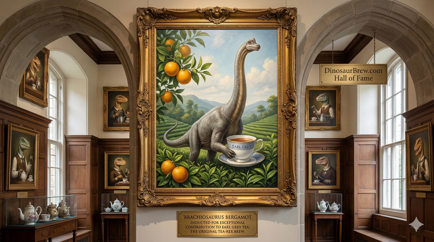Earl Grey Tea from the Brachiosaurus Bergamot