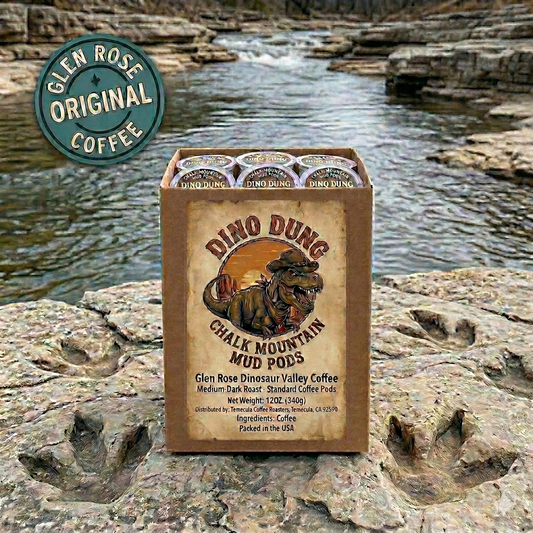 Glen Rose 'Chalk Mountain Mud' Medium Dark Roast Coffee Pods (12 Count)