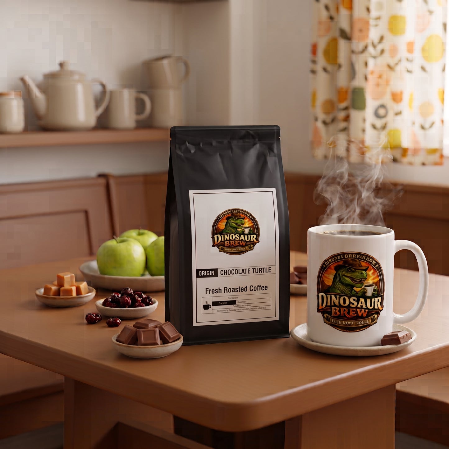 Chocolate Turtle Flavored Coffee