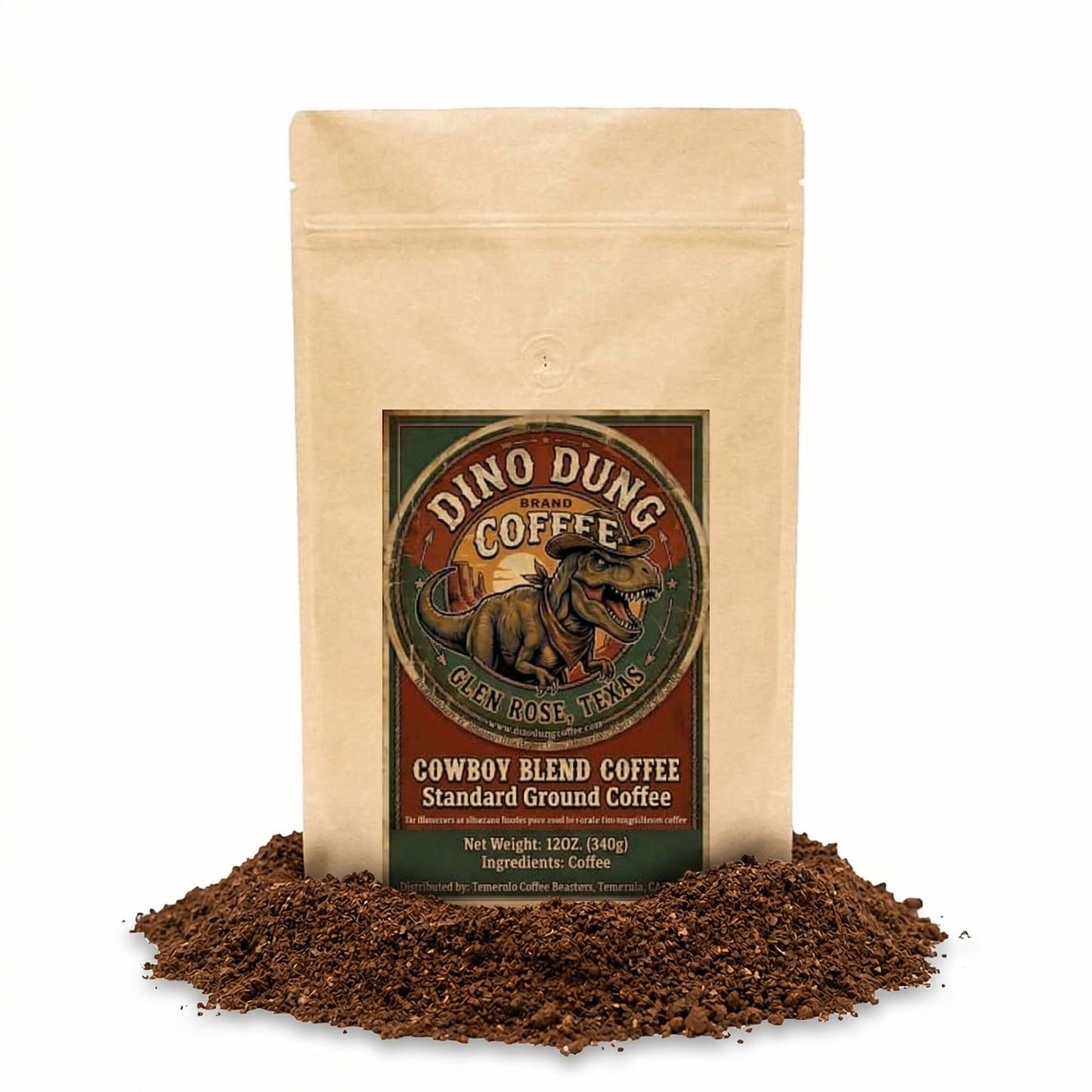 Glen Rose 'Cowboy Blend' Medium & Dark Roast Coffee