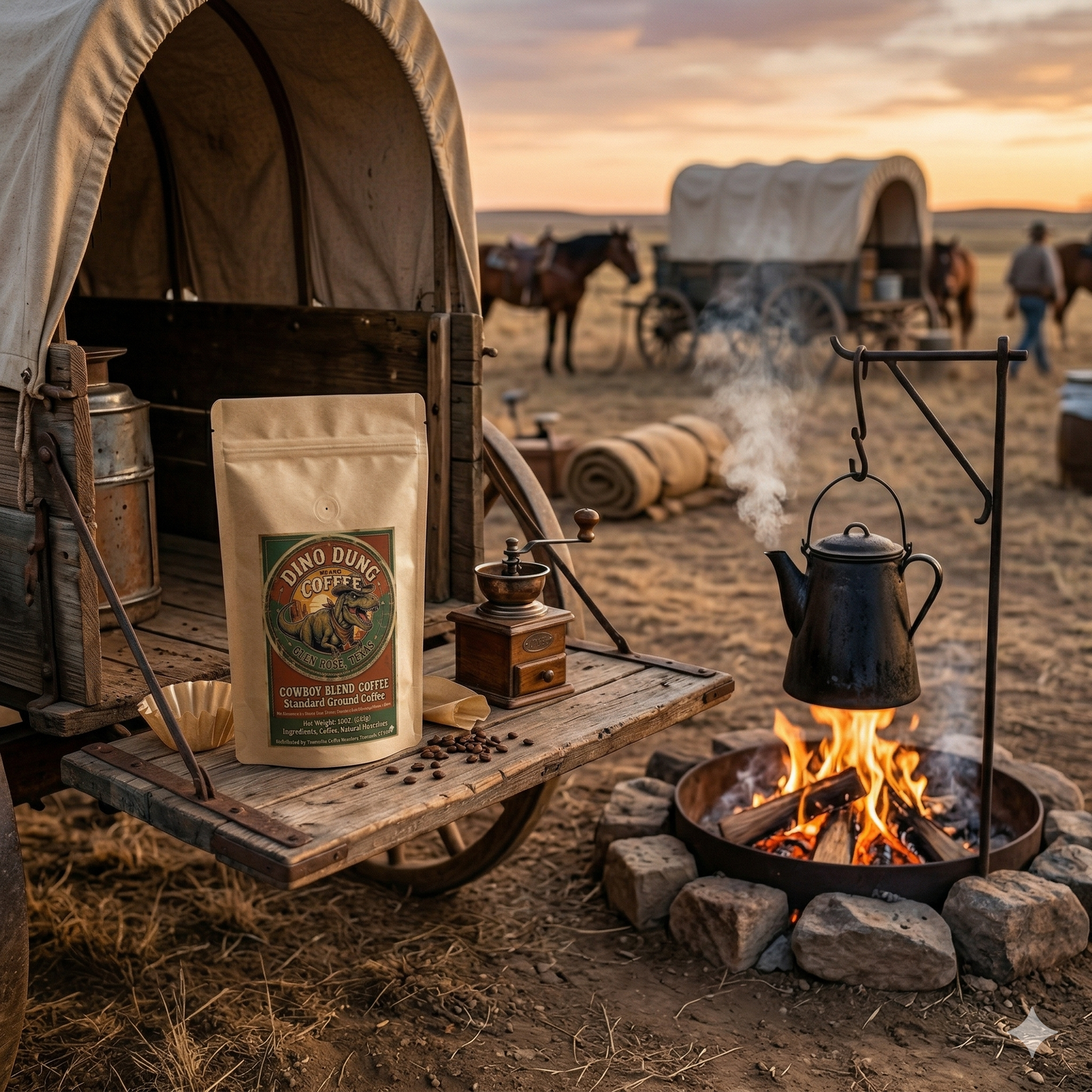 Glen Rose 'Cowboy Blend' Medium & Dark Roast Coffee