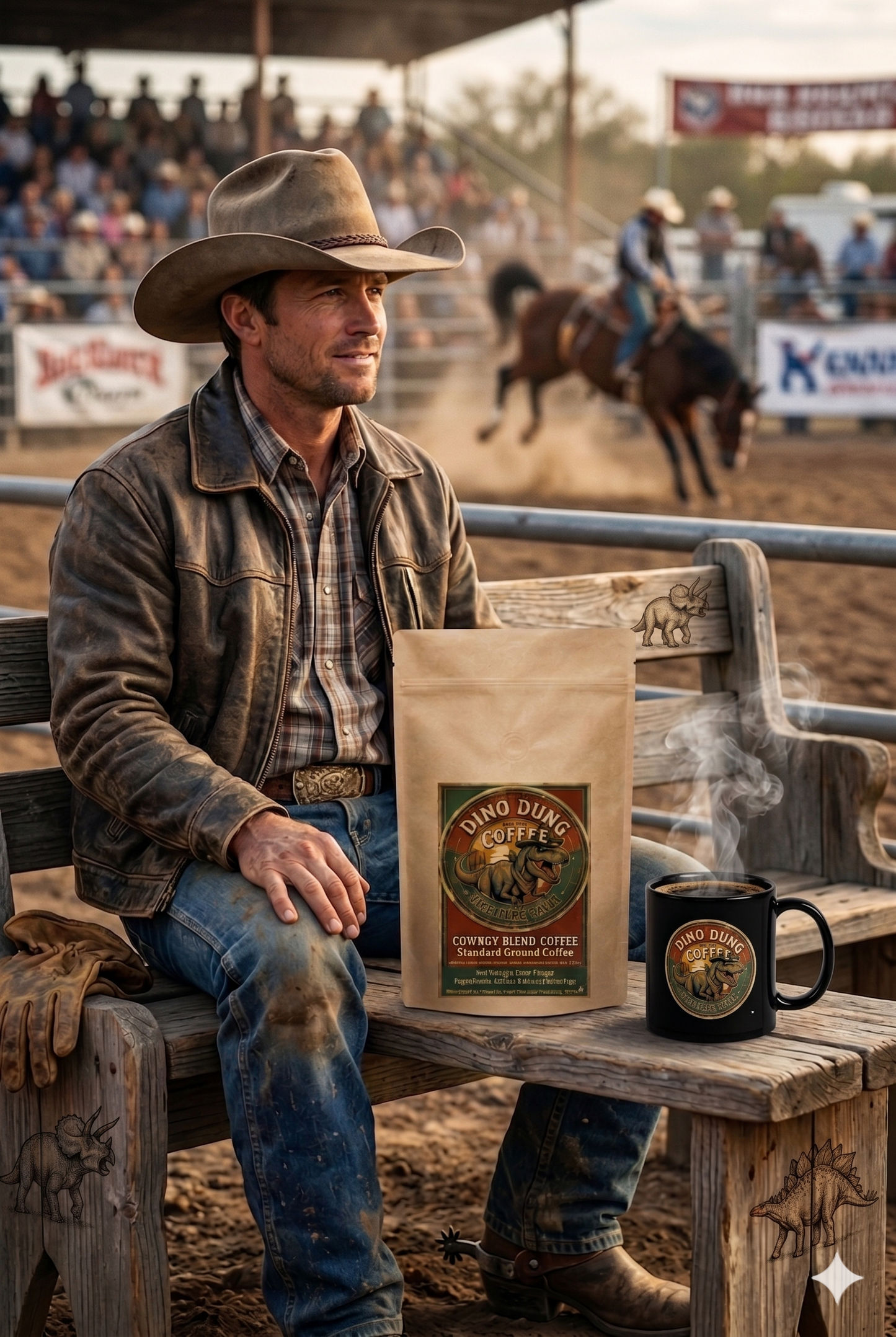 Glen Rose 'Cowboy Blend' Medium & Dark Roast Coffee