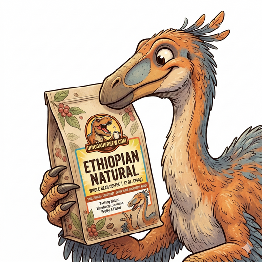 Ethiopia Natural Coffee from the Deinocheirus
