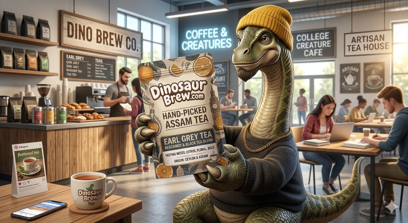 Earl Grey Tea from the Brachiosaurus Bergamot
