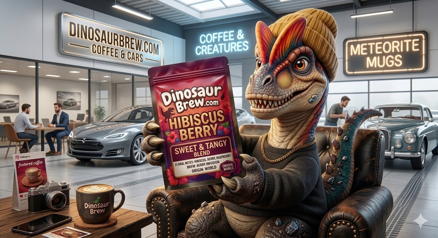 Hibiscus Berry Tea from the Lophosaurus