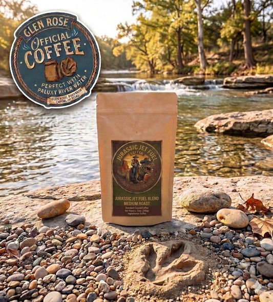 Glen Rose 'Jurassic Jet Fuel' Dark Roast Coffee
