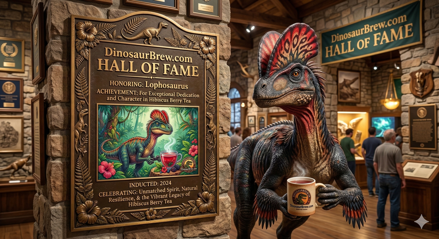 Hibiscus Berry Tea from the Lophosaurus