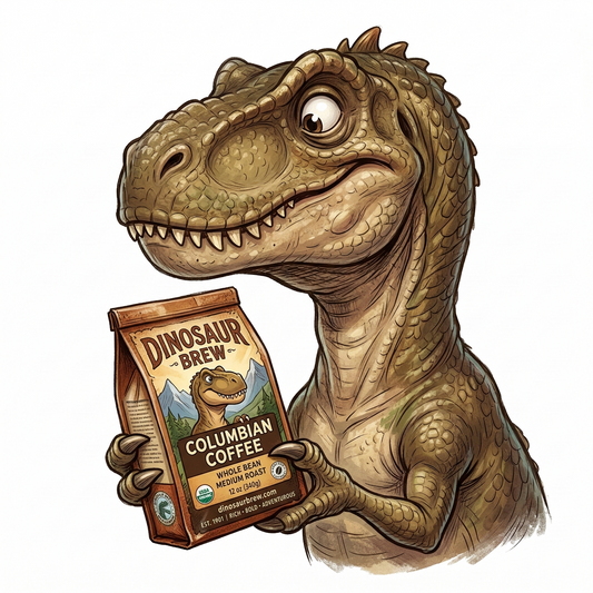 Colombian Coffee from the Megalosaurus