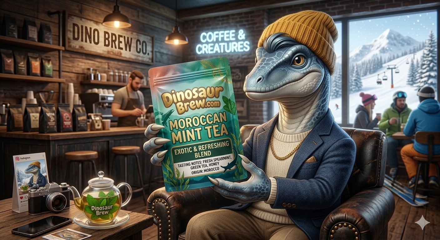 Moroccan Mint Tea from the Mosasaur