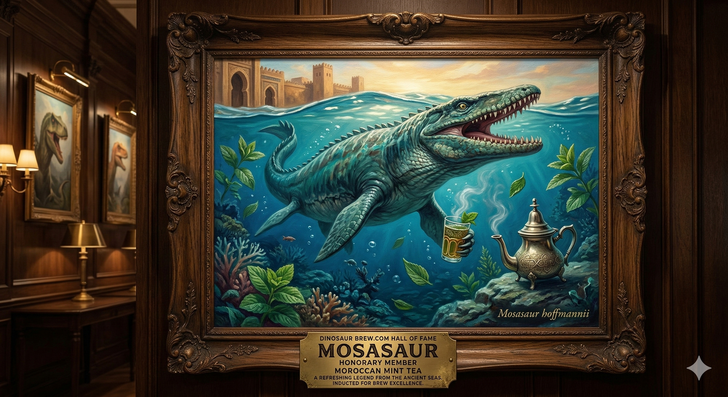 Moroccan Mint Tea from the Mosasaur