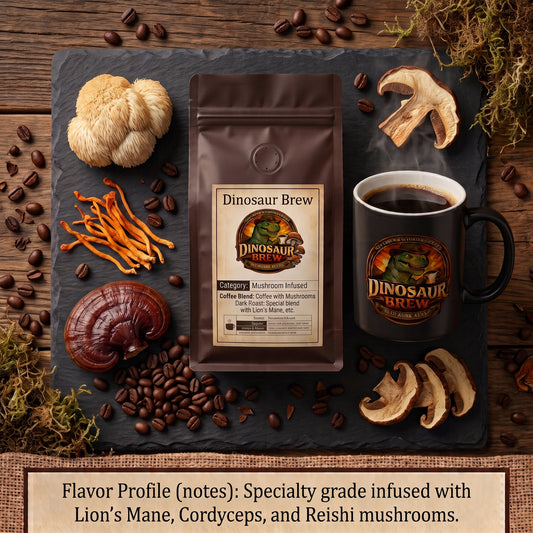Mushrooms Blend Coffee - Dark Roast
