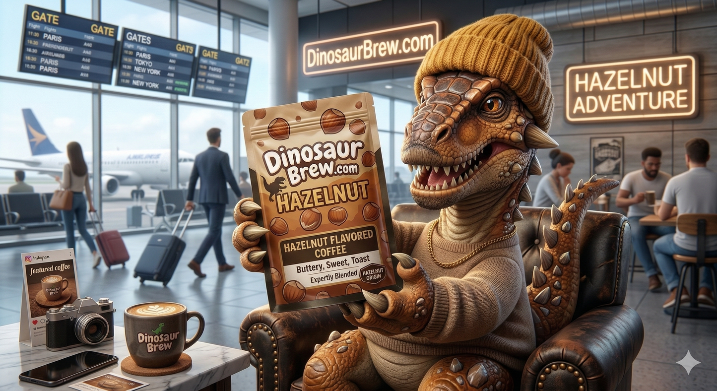 Hazelnut Flavored Coffee from the Nodosaurus