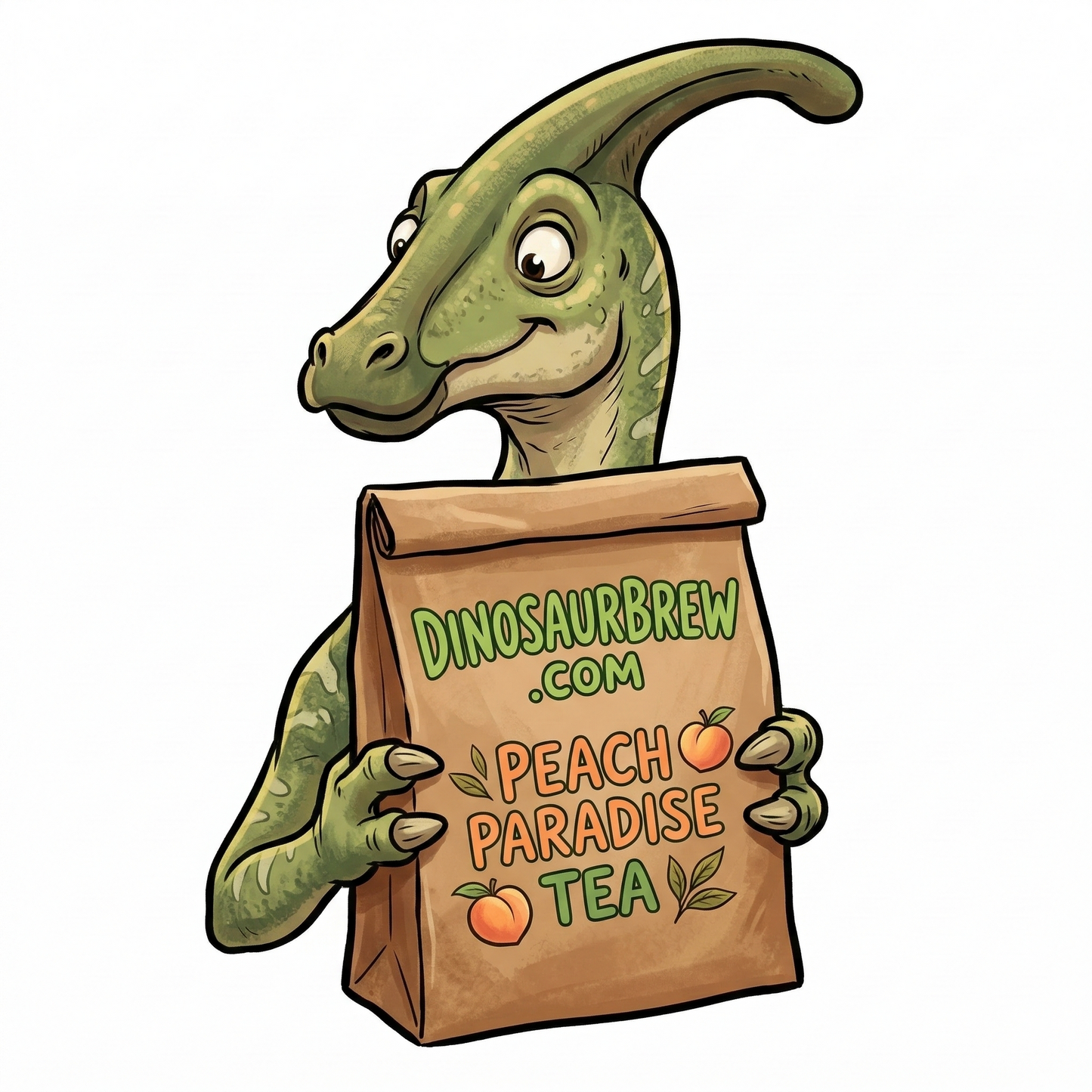 Peach Paradise Tea from the Parasaurolophus