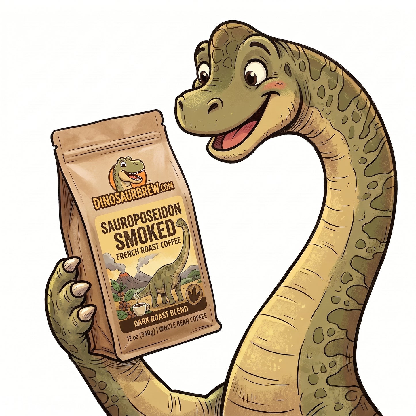 French Roast - Dark Roast - Coffee from the Sauroposeidon