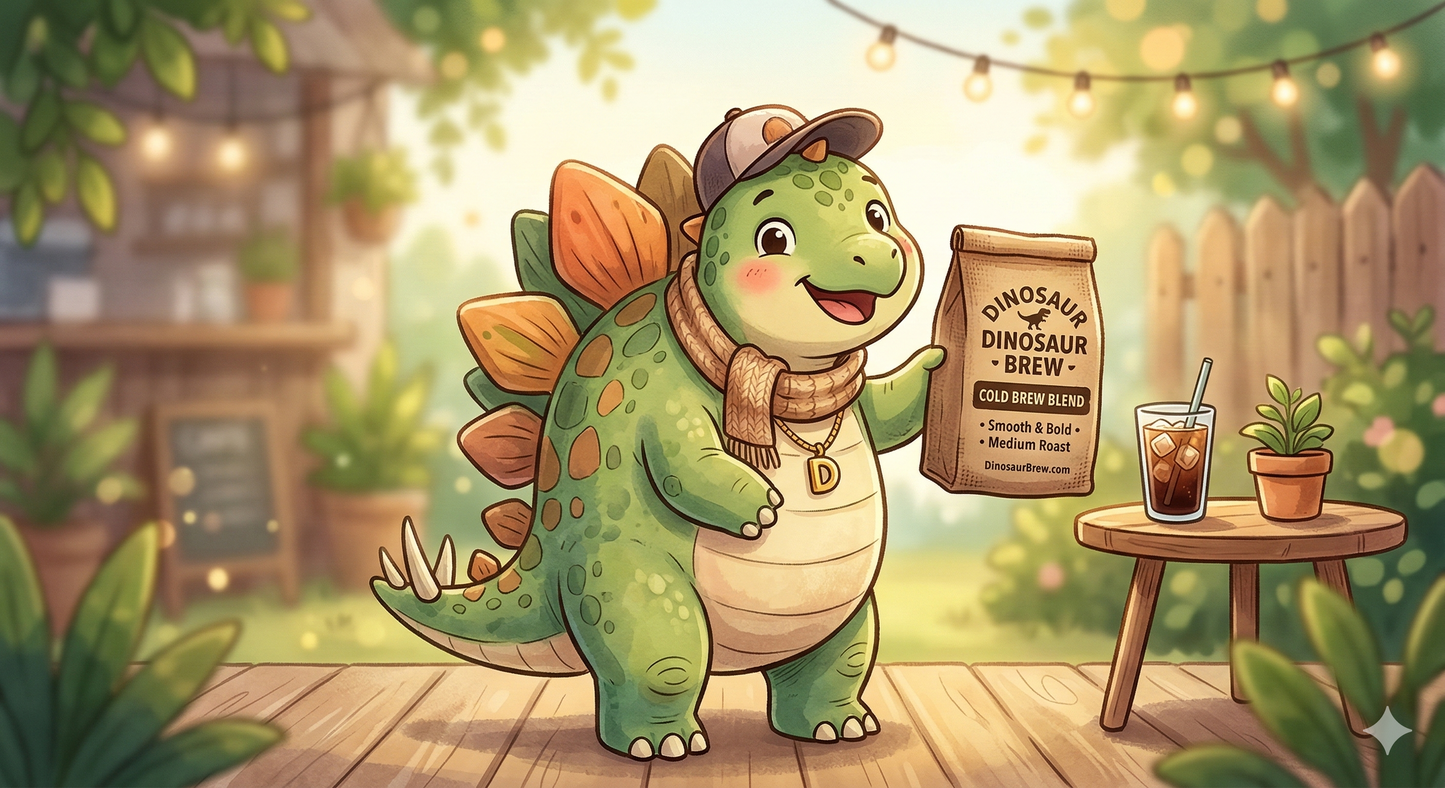 Cold Brew Blend Coffee - from the Stegosaurus