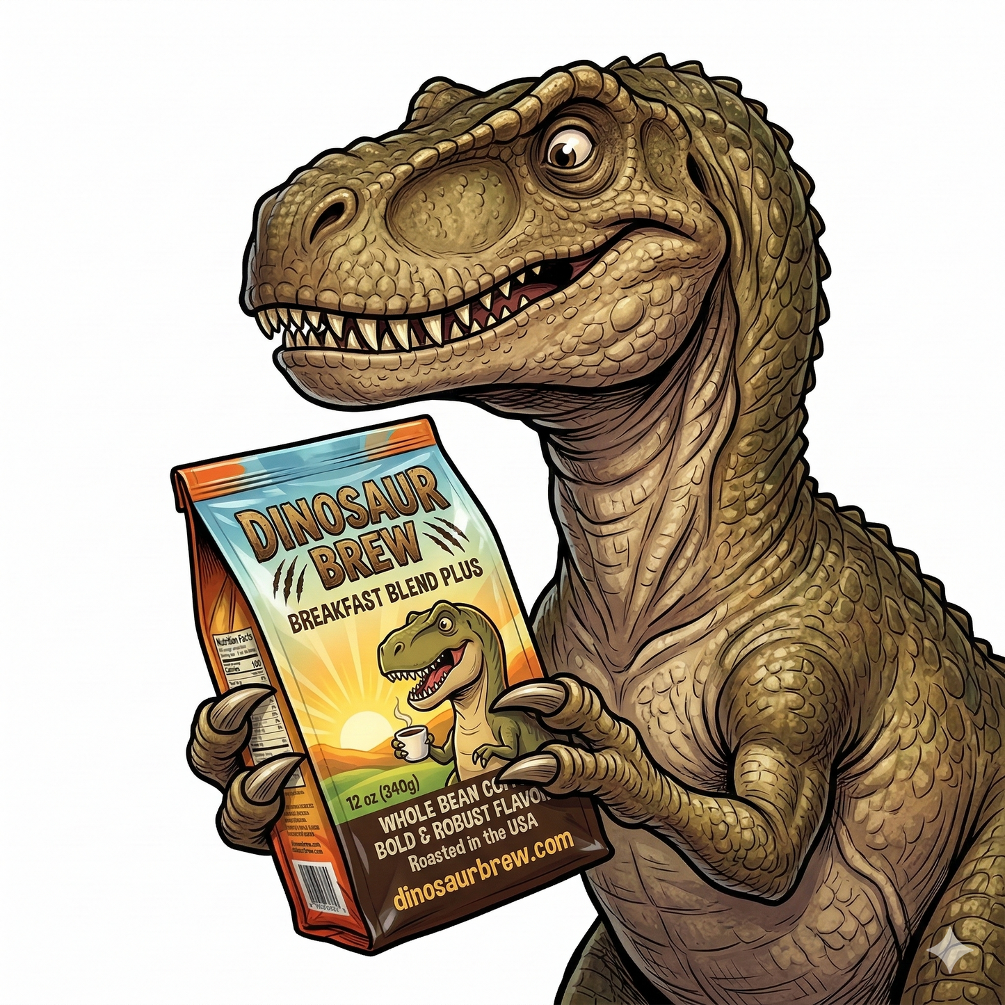 Breakfast Blend 'Plus' Coffee from the Torvosaurus