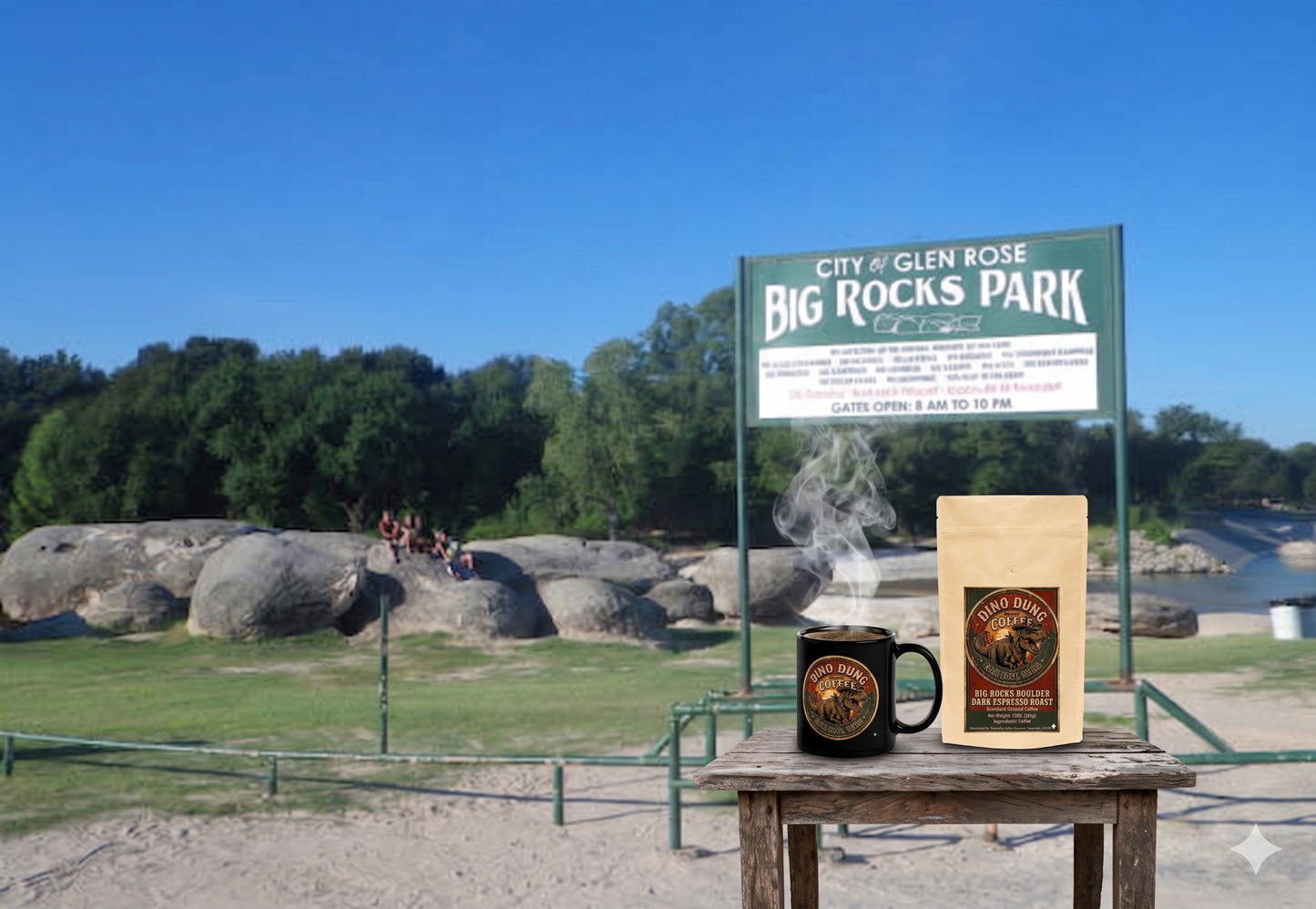 Glen Rose 'Big Rocks Boulder Blend' Dark Espresso Coffee