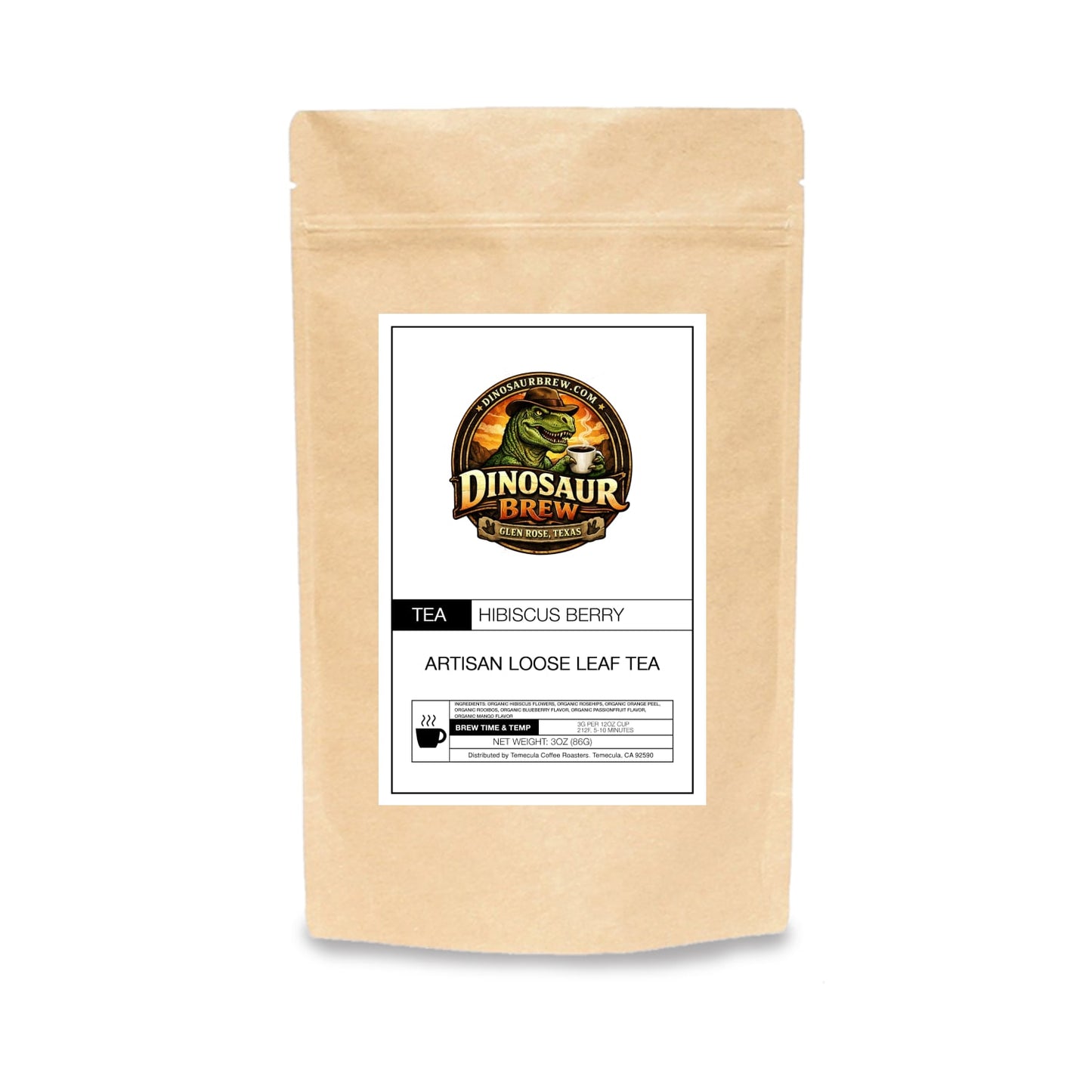Hibiscus Berry Tea from the Lophosaurus